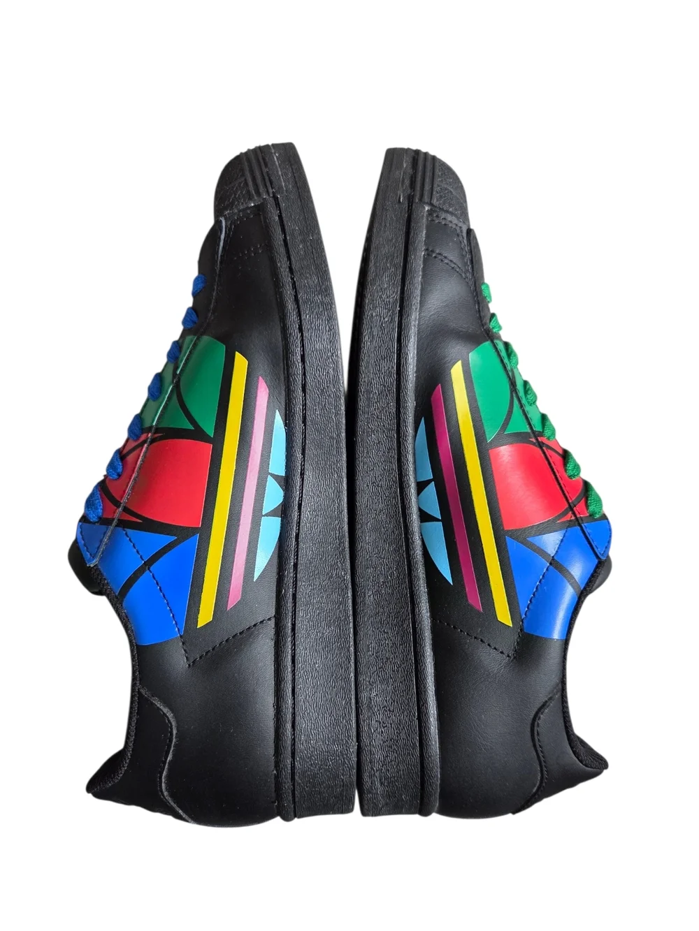 Adidas Superstar Pure Colorful Trefoil Men’s Black Sneakers 8
